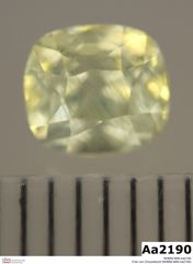 Foto von Chrysoberyll (NHMW-MIN-Aa2190)